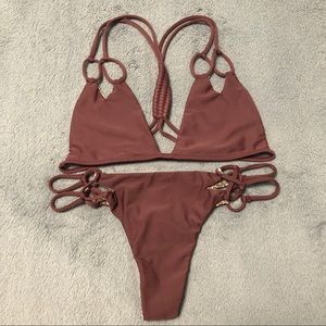 SOLD - THAILAND TOP x MOLOKINI BOTTOM x MERLOT
